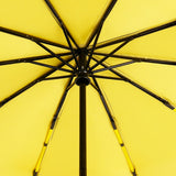 Automatic Umbrella Auto Open Close Compact Folding Anti Rain Windproof Yellow