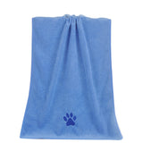 70x140cm Microfiber Dog Towels for Drying Dogs Shower & Bath Supplies Blue