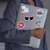 50 Pcs Aesthetic Downtown Girls Vinyl Waterproof Stickers Pack