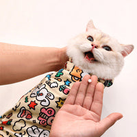 Anti-Escape Cat Grooming Wrap Mat Anti-Scratch Calming Wrap for Pet Nail Clipping Multifunctional Pet Mat