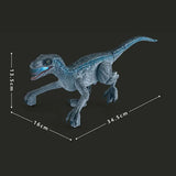 2.4G Remote Control Dinosaur Toy Realistic Walking Dinosaur with Sound Effects Grey