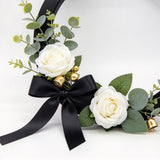 Double Sided Satin Ribbon 22m Polyester for Christmas Gift Wrap Black