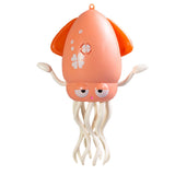 Dancing Electric Octopus Toy – Crawling Musical Squid for Tummy Time Pink