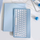 Bluetooth Touchpad with Detachable Magnetized Keyboard for Samsung Galaxy Tab A9 / A9 Plus Blue
