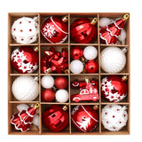 42-Piece Christmas Tree Ornament Set Holiday Hanging Decorations for Home Style 3