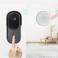 Wireless WiFi Video Doorbell Smart Tuya App Door Ring Intercom Security Bell with Camera