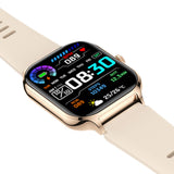 Bluetooth Smart Watch for Women Fitness Tracker Sports Watch for Android iPhone Beige