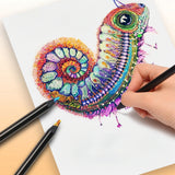 12-Color Rainbow Pencils Set for Coloring Drawing Sketching Gifts