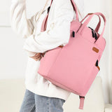 Travel Laptop Backpack Casual Rucksack Shoulder Bag for Work School Pink