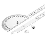0-180 Degree Stainless Steel Protractor Angle Finder Arm Measuring Gauge Ruler Style 1