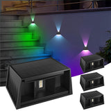 LED Wall Light waterproof Outdoor 0 to 120 Degree Adjustable Lamp Exterior lights Yard RGB Color Light
