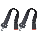 2Pcs Adjustable Car Safety Belt Extender Seat Buckle Belt Car Lengthening Strap