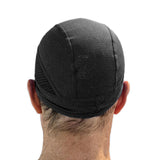 Skull Cap Helmet Liner – Cycling & Motorcycle Cap for Under Helmet Use Black