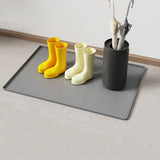 86x56cm Waterproof Silicone Cat Mat – Little Box Mat for Cats Grey