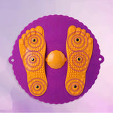 Magnetic Waist Twisting Disc Resistance Twist Board Balance Fitness Trainer Purple