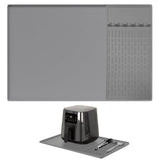 Silicone Heat Resistant Mat for Countertop Air Fryer & Microwave Gray