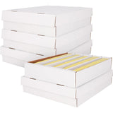 5 Section Large Card Box Holds Over 4000 Cards with Lid Storage