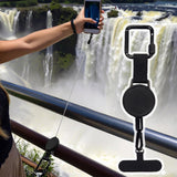 2Pcs Retractable Anti-Theft Phone Tether Wrist Strap 60cm Locking Clip for Travel Hiking Outdoor Activities