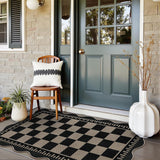 Outdoor Rug Washable Rugs Entryway Front Door Mat forLiving Room Backyard Style 1