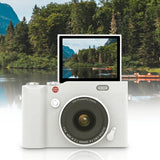4K Digital Camera 64MP Vlogging Camera with 180-degree Flip Screen 16X Digital Zoom