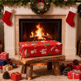 Christmas Craft Paper for Gift Wrapping Party Decor DIY Projects Red