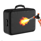 Fire Resistant Document Bag with Lock Portable Water Resistant Storage Bag for Home Travel