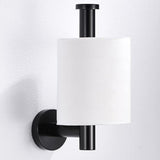 4 Pcs Stainless Steel Bathroom Hardware for Bathroom Wall Mounted Black