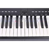2PCS Reusable 88 Key Piano Note Guide Strip with Staff and Note Names