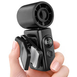 Handheld Turbo Fan Clip On with LED Display 4 Speeds 180 Tilt Black