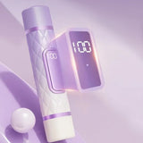 2-in-1 Dual-Head Electric Hair Remover Trimmer for Women Body Purple