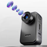 Mini 1080P Action Camera Pet POV Wearable Cam for Outdoor Sports Black