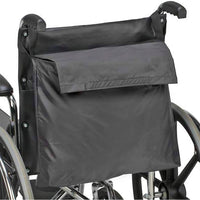 Wheelchair Storage Bag Large Capacity Organizer with Hook and Loop Closure for Mobility Aid