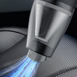 Cordless Handheld Vacuum Cleaner Car Suction-Blow Dust Collector Black
