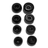 8 Pairs Silicone Ear Tips Compatible With AirPods Pro 1 and 2 Comfortable Replacement Ear Tips Black