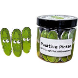 60PCS Positive Pickles Affirmation Cards Jar – Motivational Gift for Women and Teens Style 1