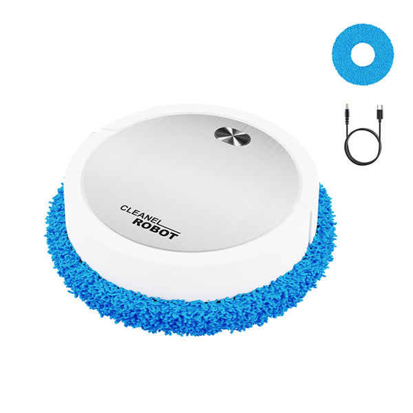Automatic Vacuum Cleaner Intelligent Wet Dry Sweeping Robot Cleaner for Smooth Hard Floors White