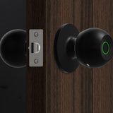 Smart Fingerprint Entry Door Lock Keyless Door Knob with Lock with App Control