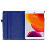 360 Degree Rotating PU Leather Case Compatible With iPad 10th and 11th Gen A16 Dark Blue