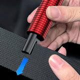 Car Safety Hammer with Window Breaker and Belt Cutter Red
