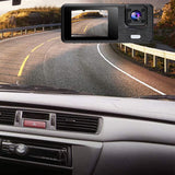 Triple Lens Car Dash Cam with Super Night Vision and Loop Recording