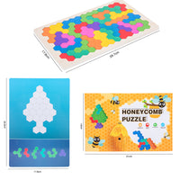 Wooden Tangram Puzzle Set – STEM Educational Logic IQ Game Montessori Toy