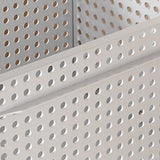 Folding Closet Organizers Stackable Plastic Storage Basket Drawer Shelf Container for Cupboard Kitchen Bathroom