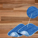 3PCS Washable Steam Mop Pads Compatible with Euroflex Monster Floor Steamer