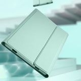 Bluetooth Keyboard with Case Compatible with Lenovo Xiaoxin Pad 11 J606 J607 J616F Protective Tablet Cover with Adjustable Stand Green