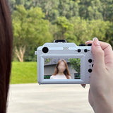 8K Digital Camera 18X Zoom Dual Lens Camera for for Video White