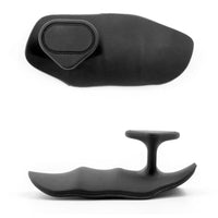 2Pcs Anti-Slip Workout Grips Ergonomic Weightlifting Gloves for Pull-Ups Gym Training and Exercise Black
