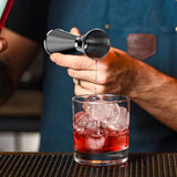 Stainless Steel Double Jigger 30ml 60ml Cocktail Bar Measuring Cup for Bartending Black