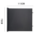 Punch-Free Retractable Pet Gate for Dogs Cats Mesh Barrier for Doorways Stairs Kitchens