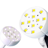 UV LED Nail Lamp Mini Cordless Gel Dryer With Adjustable Gooseneck For Gel Nails White