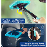 Reusable Car Windscreen Cleaning Brushes Set Window Glass Cleaner Kit